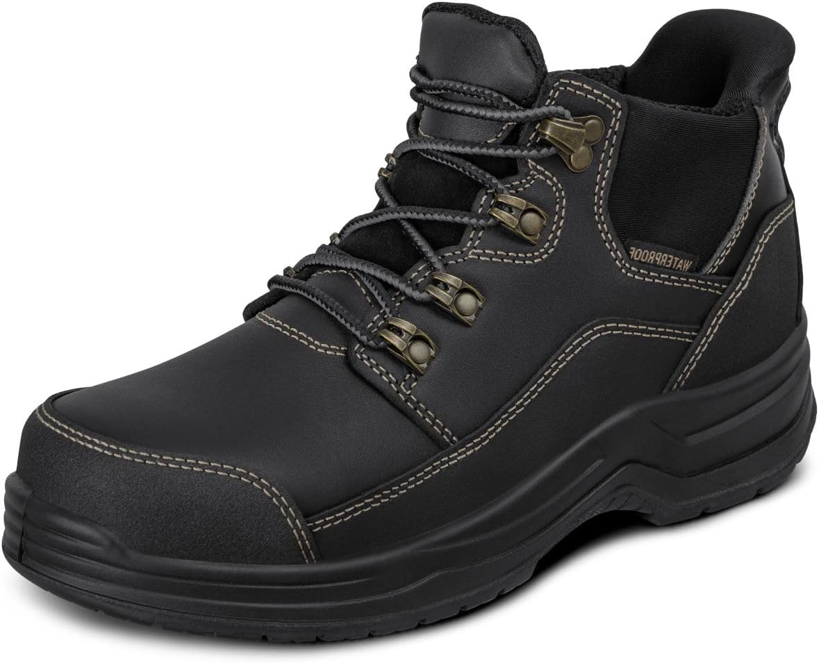 Orthofeet Women's Orthopedic Quartz Hands-Free Waterproof Safety Work Boot