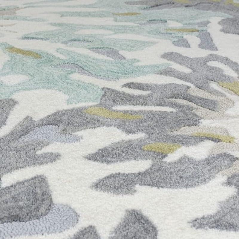 Image of OLEFIN Handmade Thick Woolen Anti Slip Carpet and Rugs for Living Room Bedroom Hall Dinning Room Kids Room