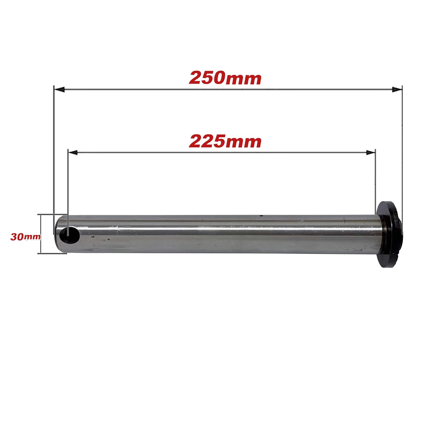 30mm Mini Excavator Bucket Pin for Caterpillar, John Deere, Kubota, Takeuchi, Yanmar Excavator Attachment (30mmX250mm)
