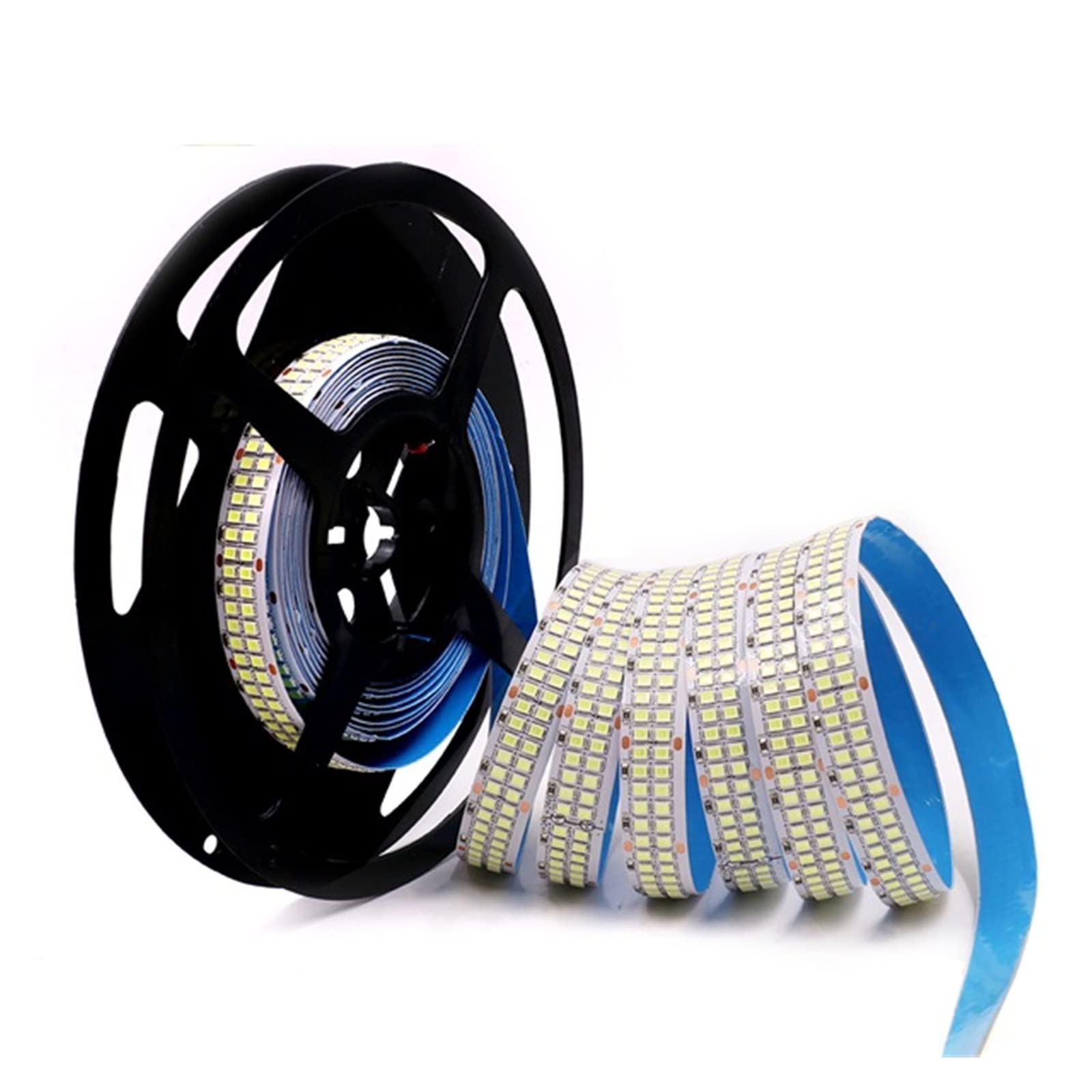 Taśma LED 2835 12 V 24 V 15 mm PCB 5 m taśma elastyczna lampa 240 LED 480 LED 360 LED super jasna wstążka LED projekt oświetlenie podświetlenie (ciepła biel, 480LED_5M 24V)