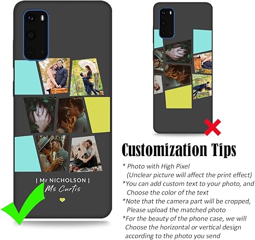 Miniatura 9 de Personalizar Fotos Funda para Samsung Galaxy S20 FE 5G con múltiples imágenes Collage Letter - Personalizado S 20 fe 0.18 oz SmartCelularTeléfono