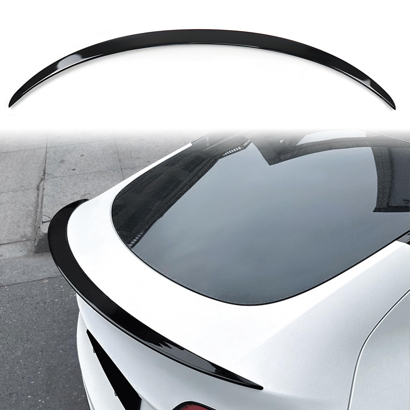 Amazon.co.jp: YJMOTORはTeslaモデル3スポイラー、オリジナルリア