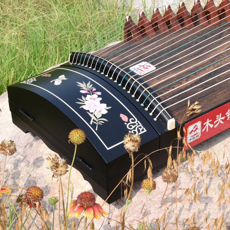 JITEM Guzheng, Traditional Chinese 21-String Instrument, Handmade Solid Wood Performance-Grade Guzheng, Suitable for Beginners and Professionals(Color:7)