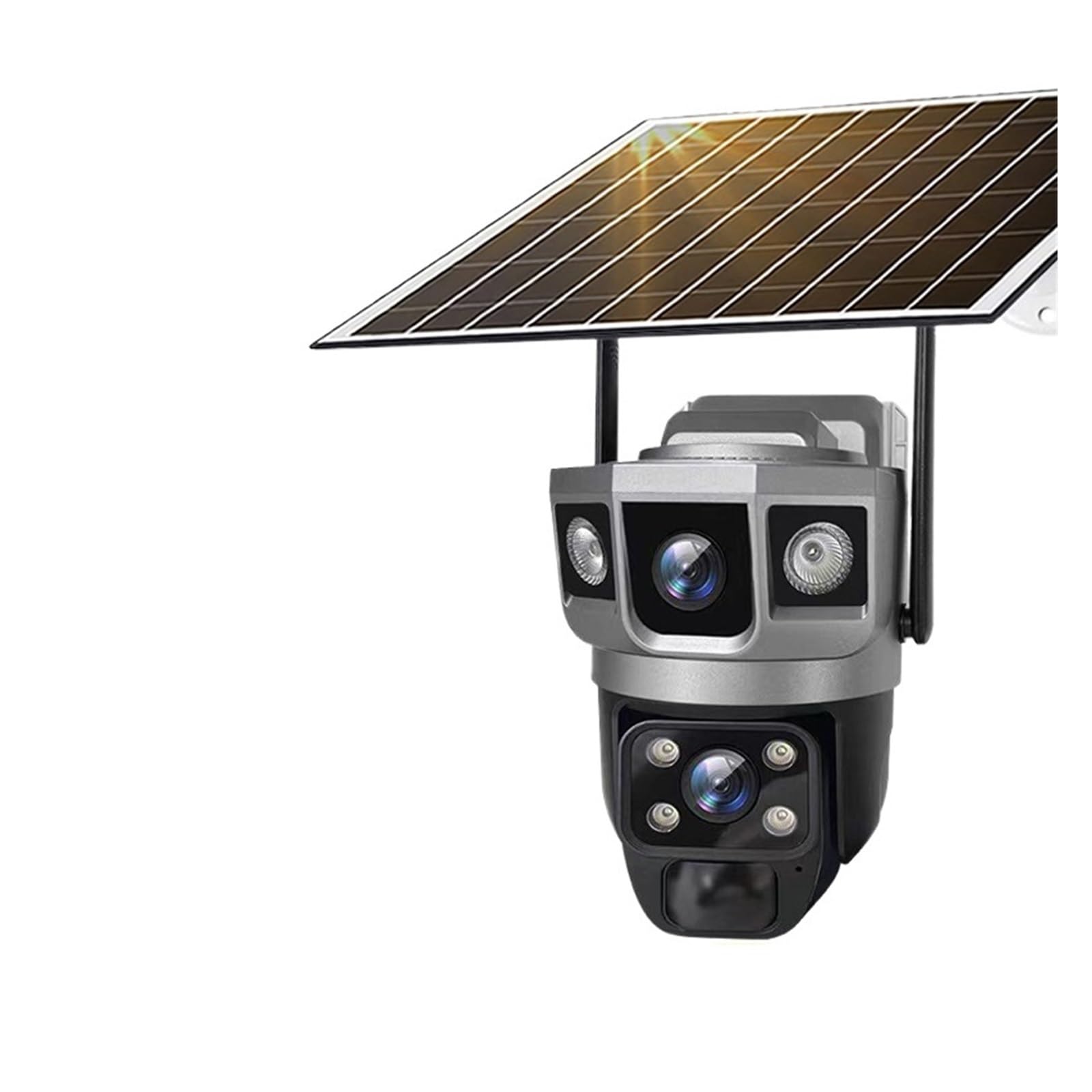 Caméra WiFi 4G Solaire à Double Objectif 12MP 6K
