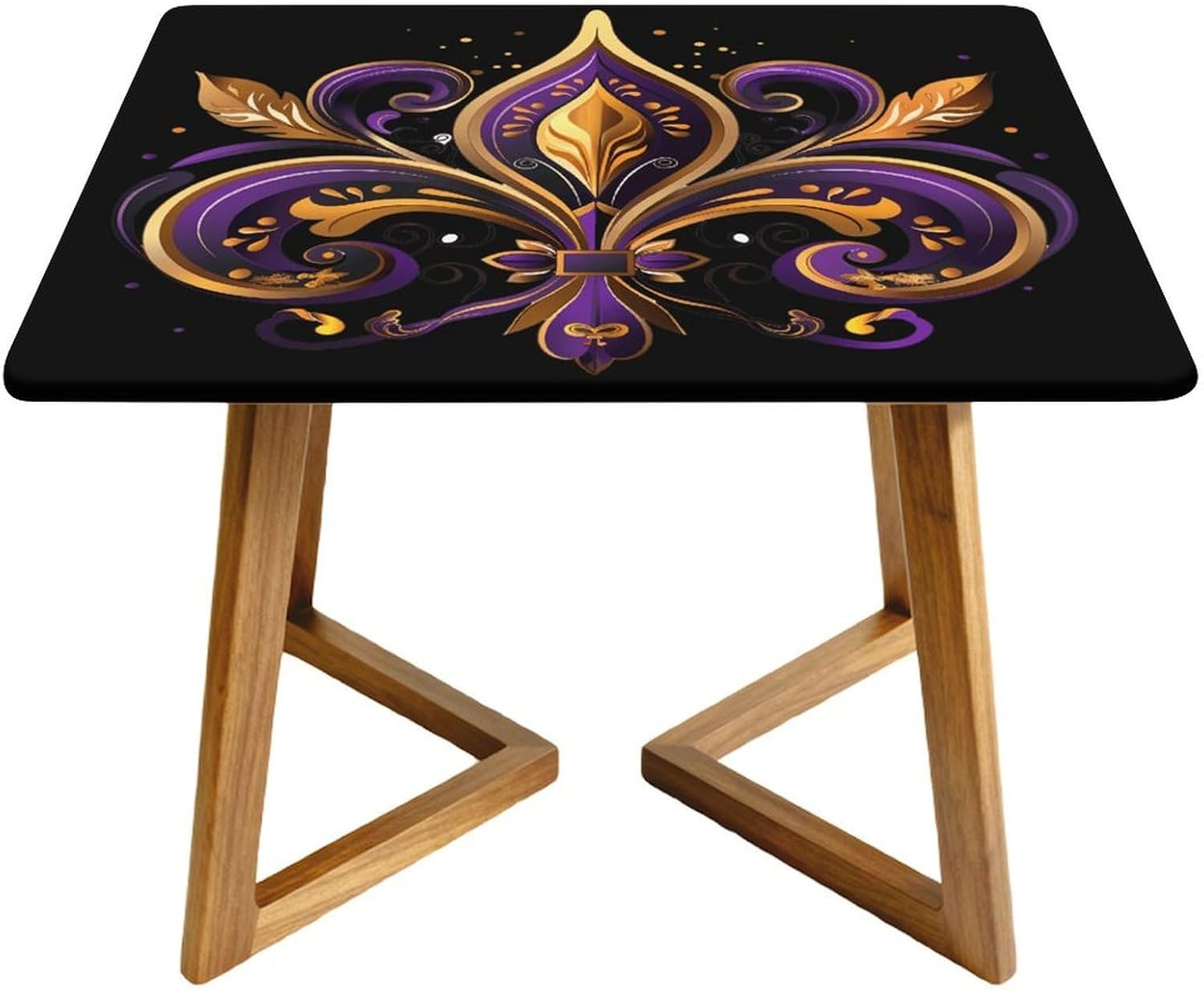 Mardies Grass De Lis Square Tablecloth Print Table Cloths Table Cover Wedding Party Holiday Decor