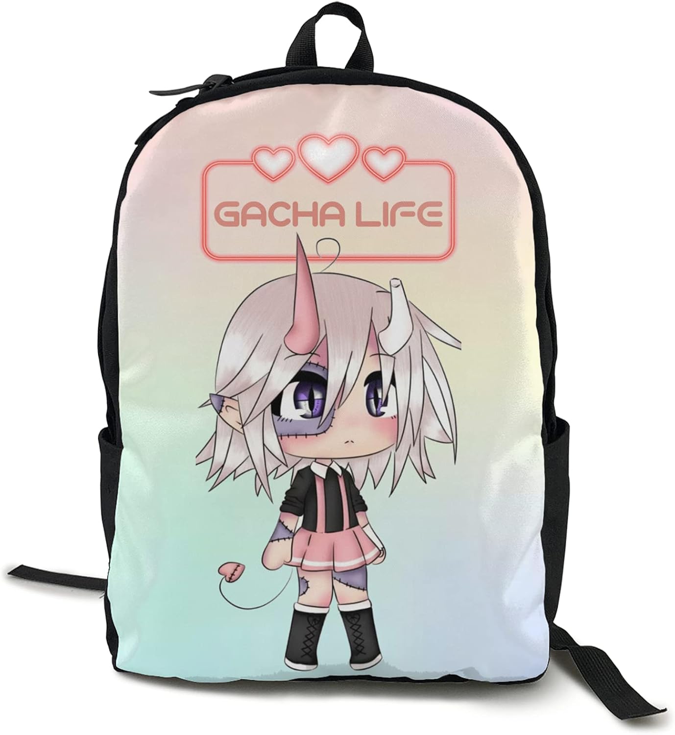 FUSTBIL Gacha Life Backpack Unisex School Backpack College Daypack Book