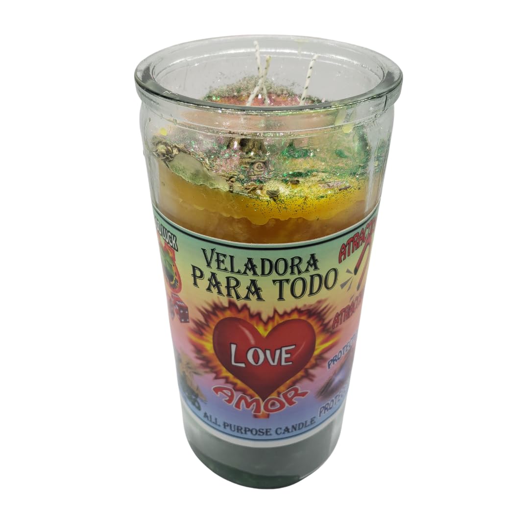 Generic All Purpose 14 Day Prepared Glass Candle, PC14-1017