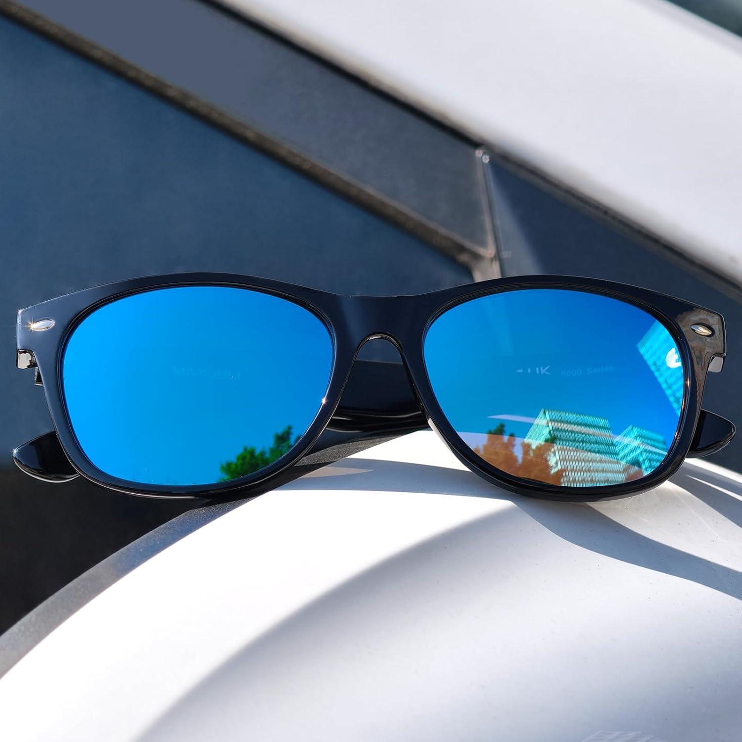 MAXJULI Polarized Sunglasses for Big Wide Heads Men TR90 Ultralight UV400 Protection Glasses 8139 - Image 4