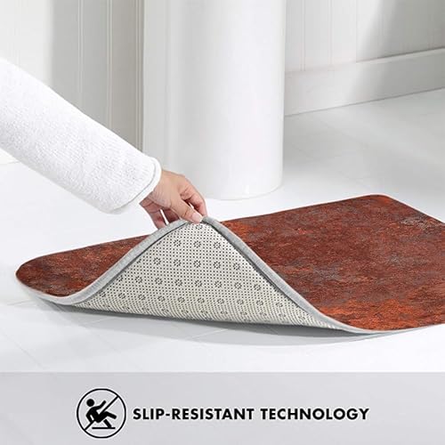 Miniatura 7 de LOKMU Tapetes de baño para baño, alfombras de decoración de baño, antideslizantes, diseño abstracto de mármol blanco y negro, cubierta lavable,