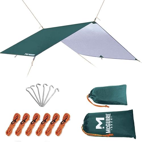 Tienda de campaña impermeable ligera con mosca de lluvia, tela de nailon Ripstop, para camping, mochilero y aventura al aire libre (verde OD)
