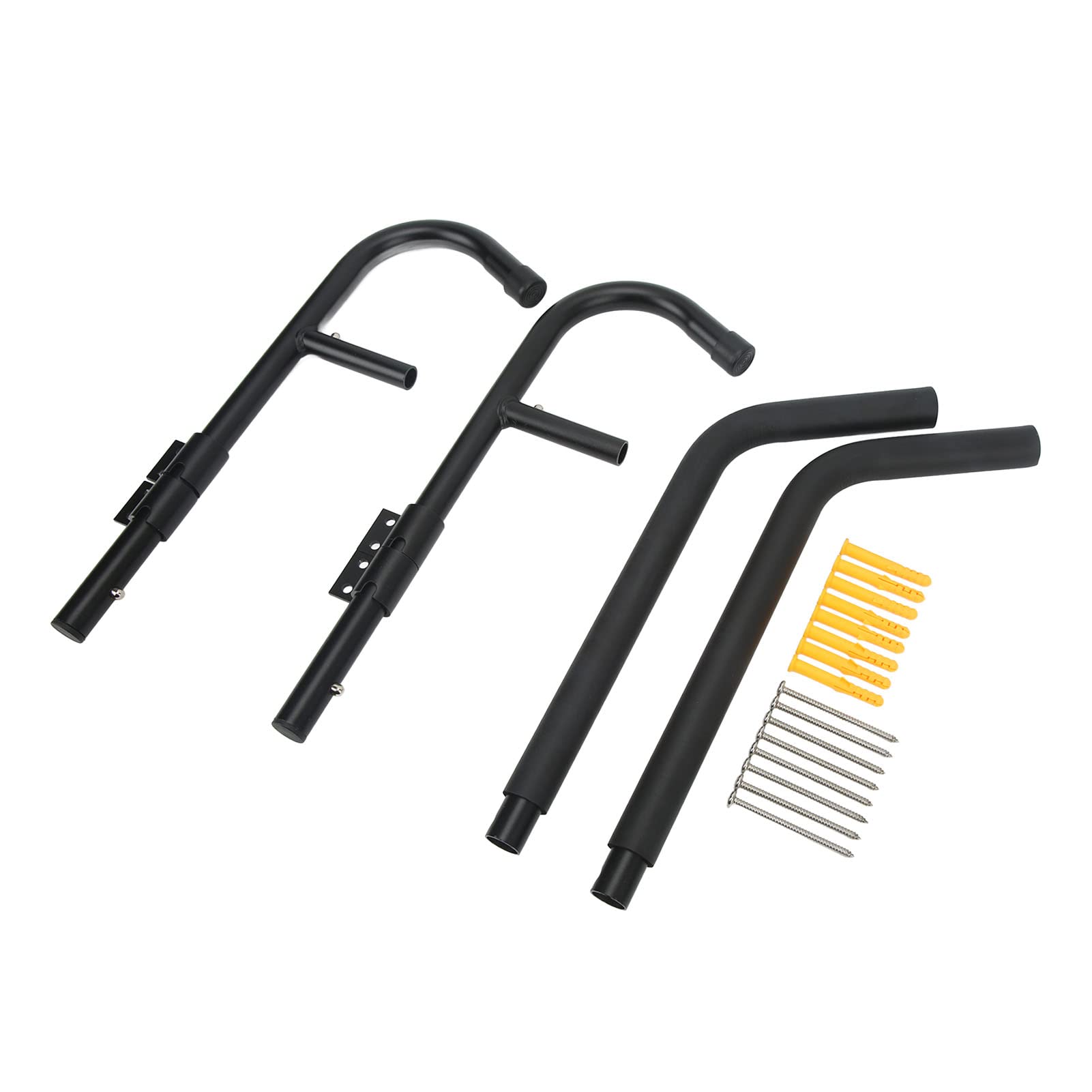 Alomejor L'étagère pliable de rangement du kayak tourne la suspension du support mural de 90 degrés pour l'abri du garage avec caoutchouc de fer