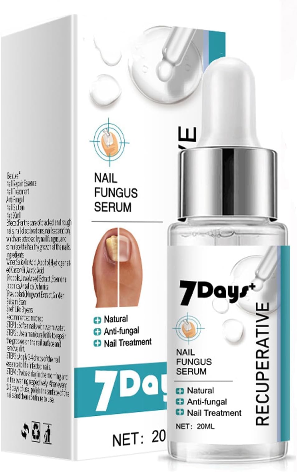 Fungal Nail Treatment For Toenails, Nails Repairing Serum, Extra Strong Extra Strong Nail Fungus Treatment for Toenail, Growth And Repair For Damaged Nails, Nail Strengthening Treatment