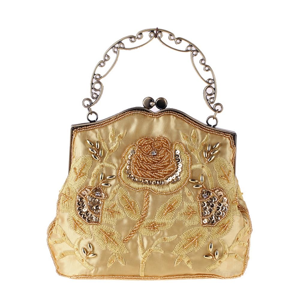 Sac de soirée brodé de perles : le cadeau vintage idéal pour sublimer le style des femmes