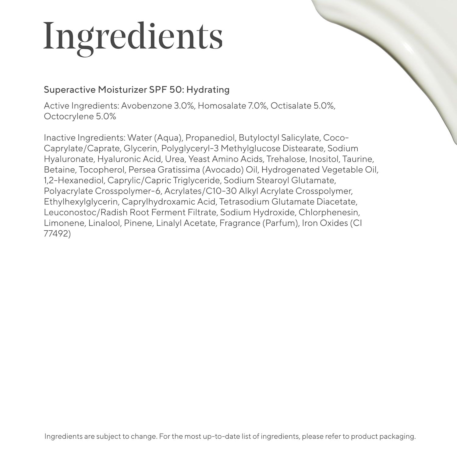 Murad Superactive Hydrating Moisturizer SPF 50 - Dewy Hydration Facial Suncreen Supercharged with Hyaluronic Acid For Plump and Bouncy Skin - 1.7FL Oz