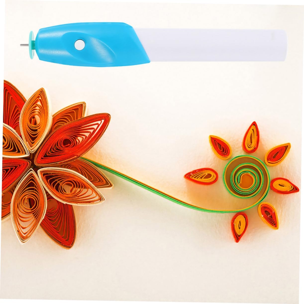 TEHAUX 2pcs Electric Quilling Pen Portable Paper Rolling Tool for DIY Quilling Crafts Easy to Use Compact Design for Creative Paper Art Projects