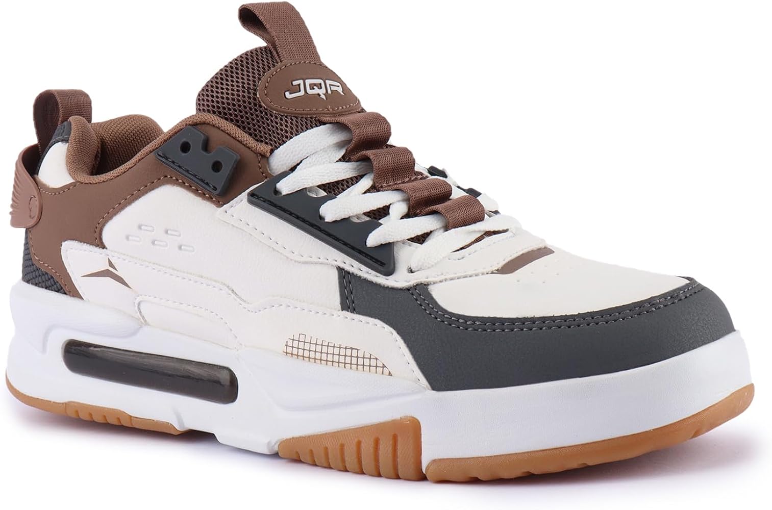 JQR Signature Men's Casual Sneaker Shoes Synthetic Upper Lace up Design Soft Cushioned Memory Foam Insole Extra Grip Anti Skid Comfortable Lightweight...