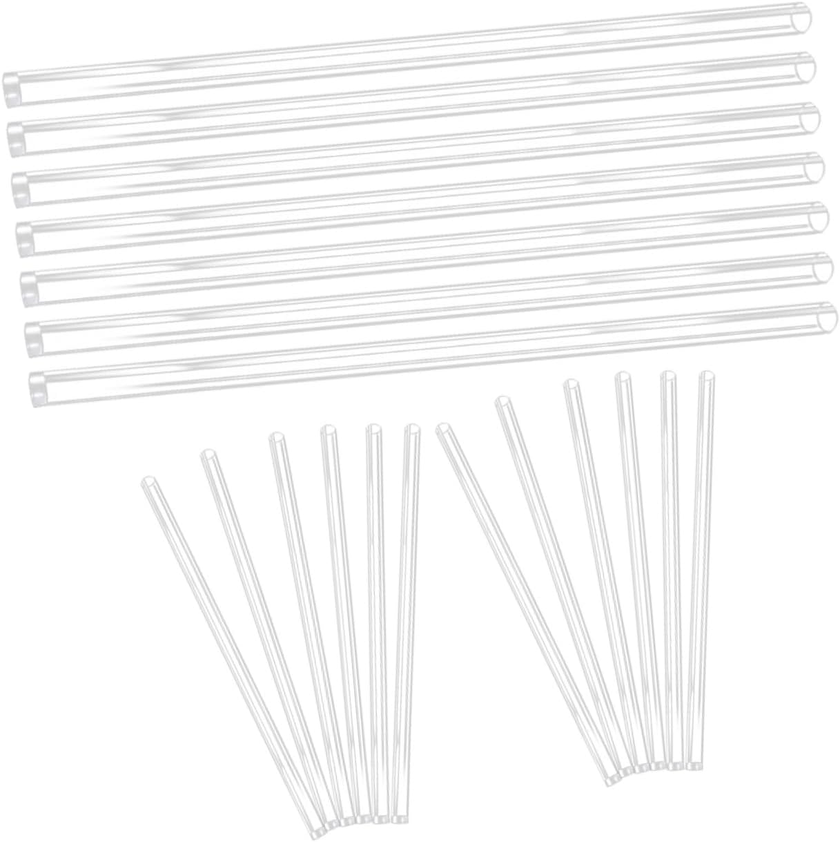 Operitacx 60pcs Stylish Meteor Light Tubes for Standing Lamp Plastic Protective Shell Replacement Tube for Shower Lights Easy to Install String Protector