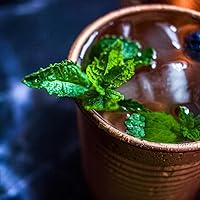 Vista 6 de Copper Cocktail Tins Set of 2 12oz - Chosen By Professional Bartenders - Bean Tin Design - Perfect Copper Mug Bar Set for Better Drinks - Ice Cold