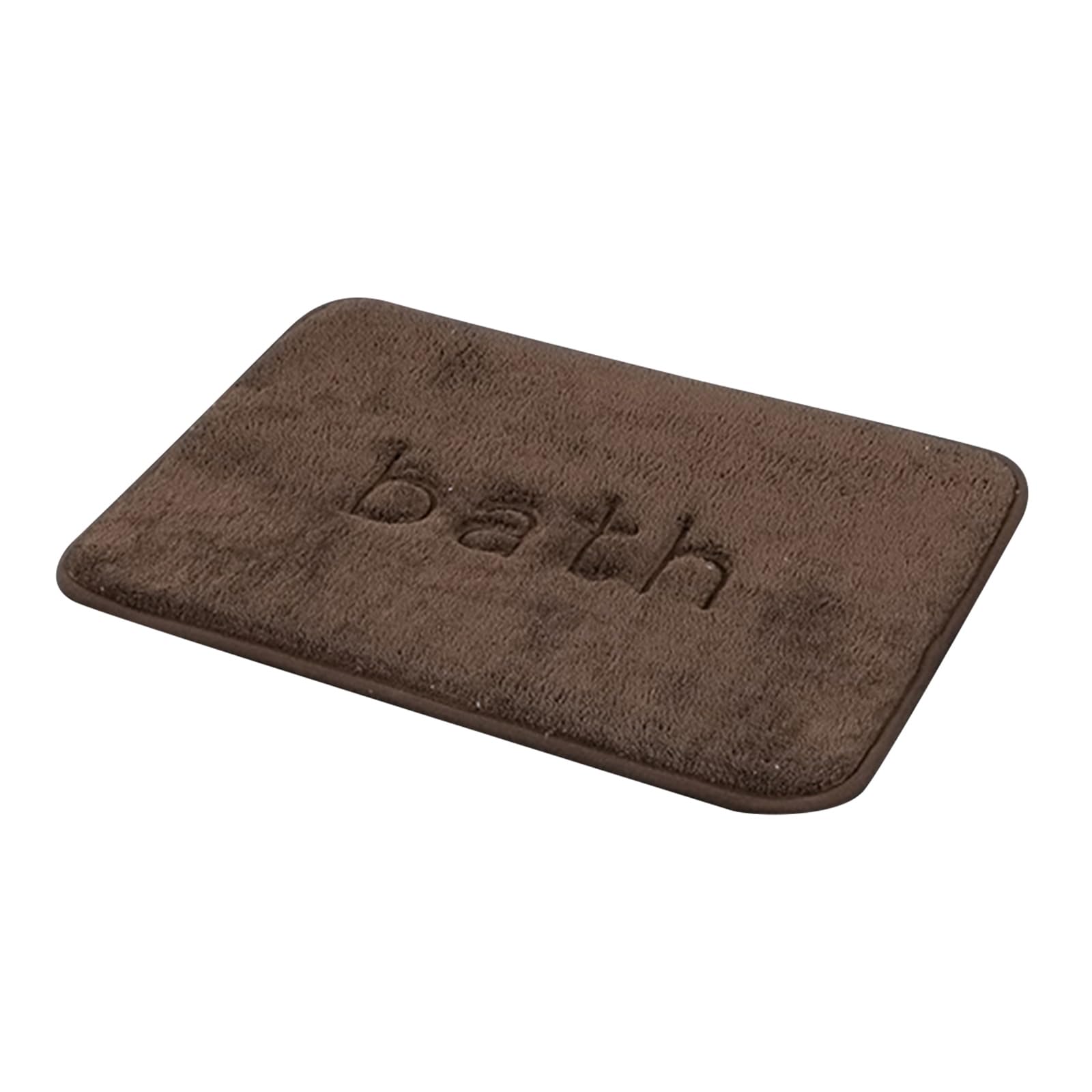 Tapis en faux cachemire antidérapant pour éviter les glissades dans la salle de bain