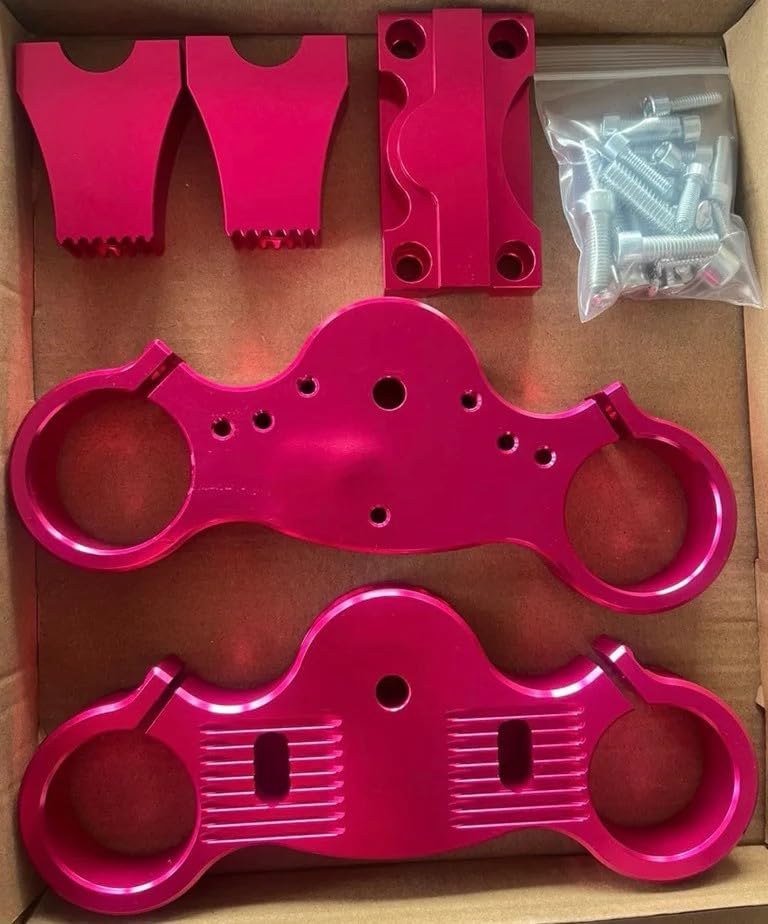 Amazon.com: CNC Red Triple Clamp for Modified Razor MX500 MX650