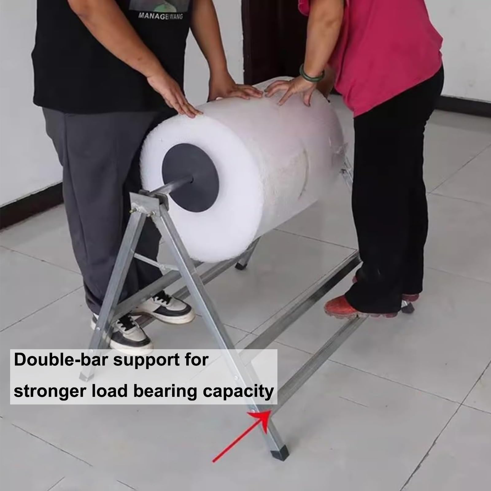 Dispenser di pluriball, supporto pieghevole per imballaggio e trasporto, perfetto per spedizione, trasloco e stoccaggio