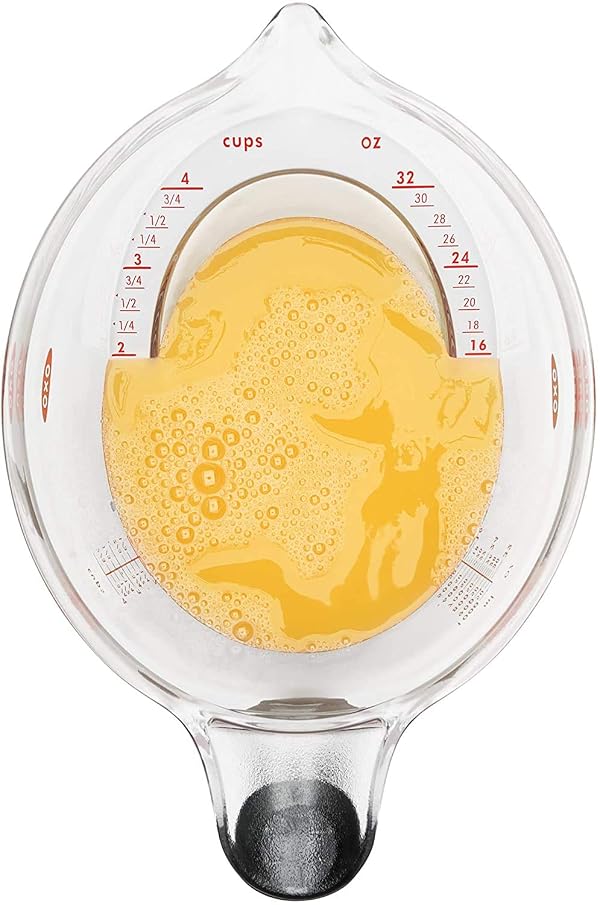 OXO 1 Litre Angled Measuring Jug, Transparent by OXO - Used condition - Image 4