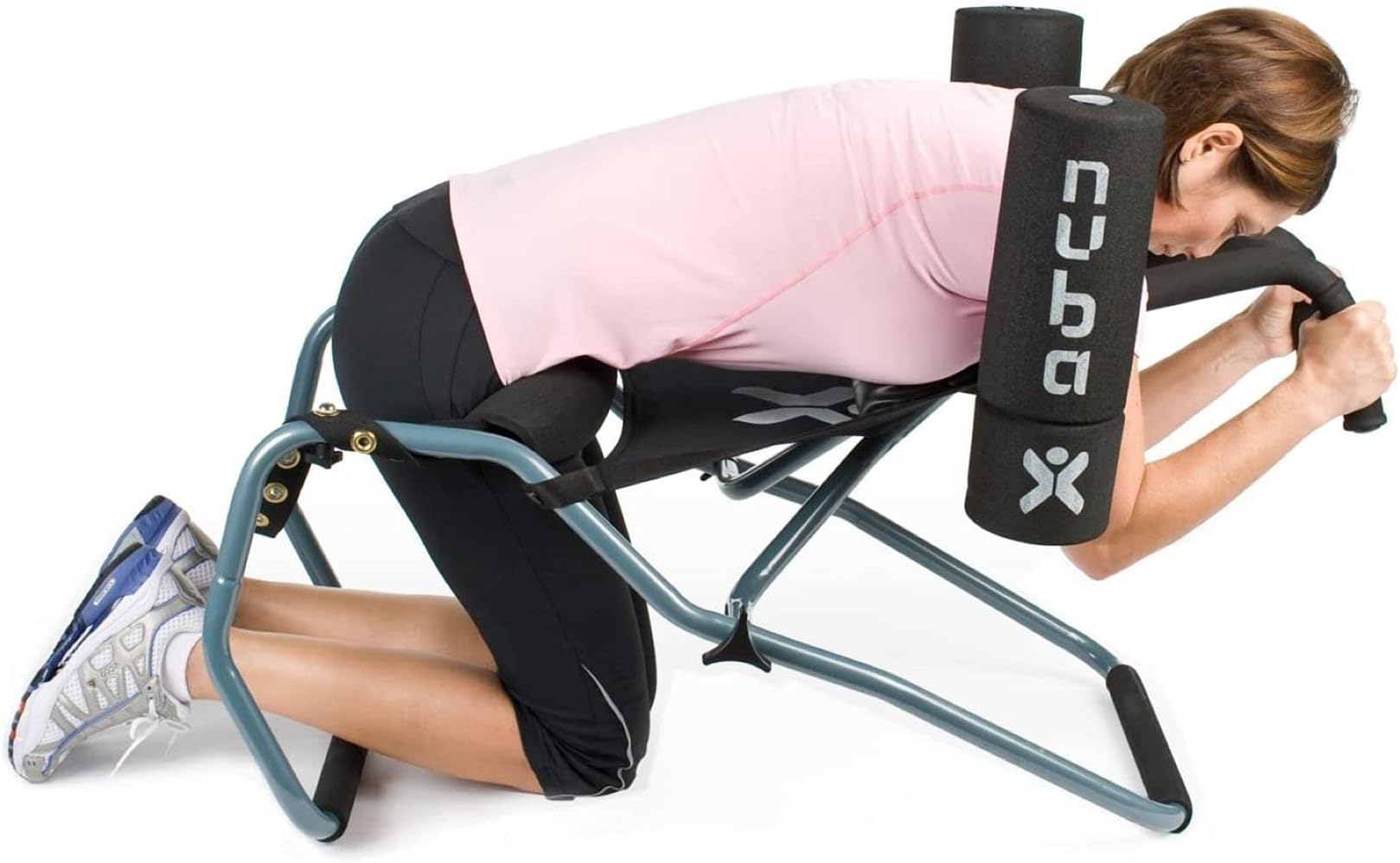 Nubax™ Therapeutic Back Stretch Machine – at-Home & Office Spinal/Back Traction Device – Portable & Compact Stretcher for Daily Decompression Therapy
