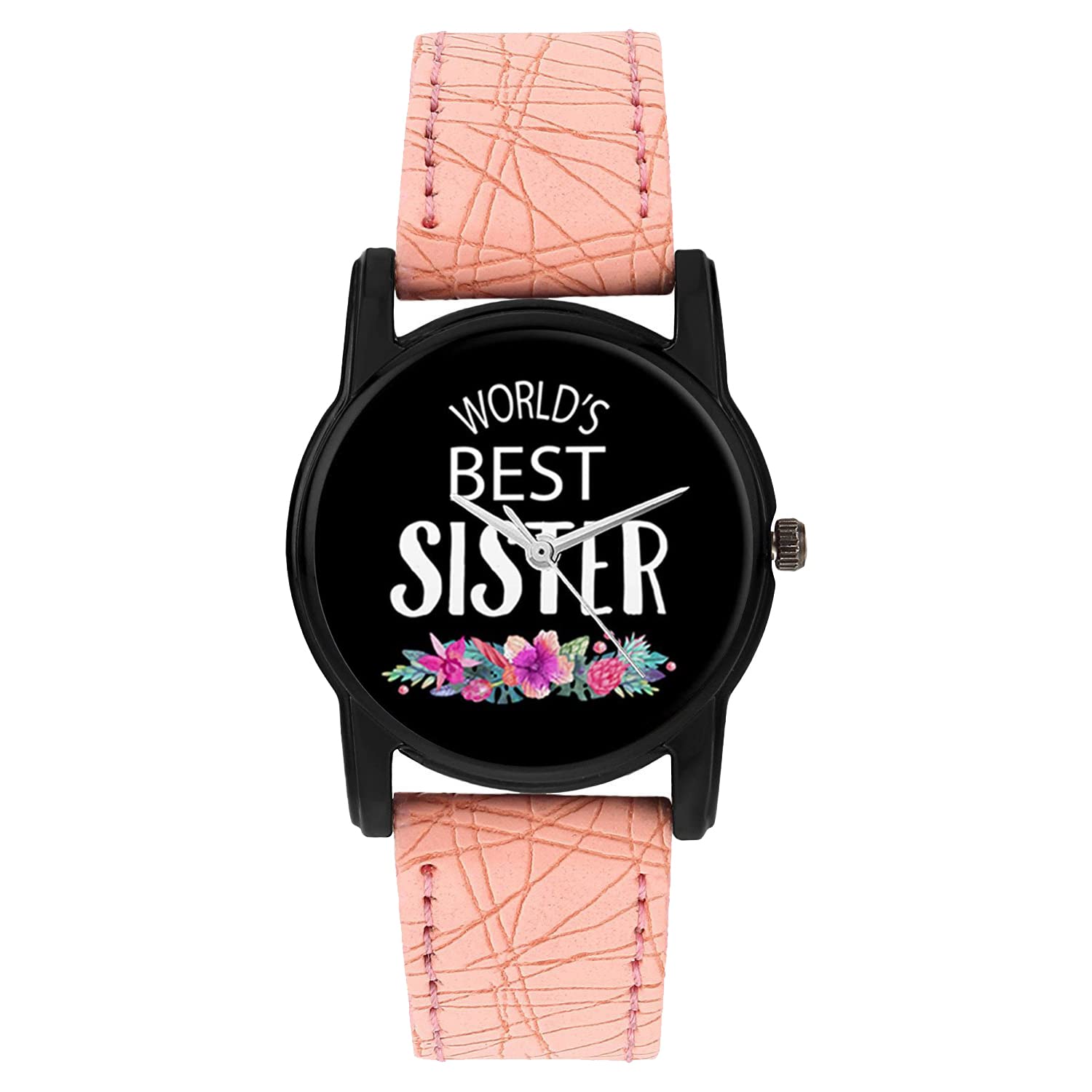 Relish Worlds Best Sister Analog Watch for Girls & Women | Gift for Sister | Diwali Gift (RE-L2013B) (B09WKDV33M) Amazon Price History, Amazon Price Tracker