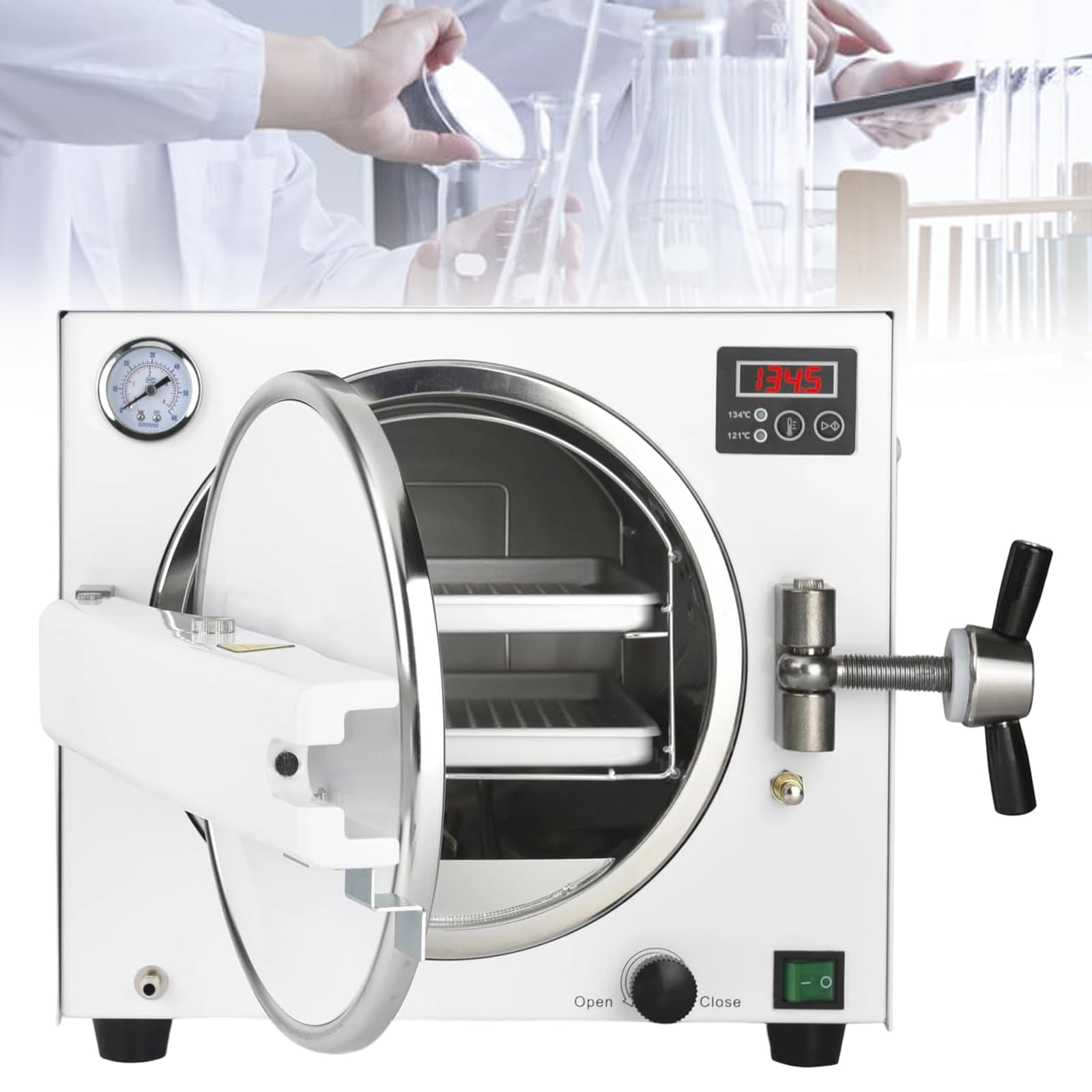 Macchina per La Pulizia del Laboratorio A Vapore Ad Alta Pressione, Laboratorio/Forniture Mediche Professionali, Forniture Dentistiche Professionali 18l-1100w