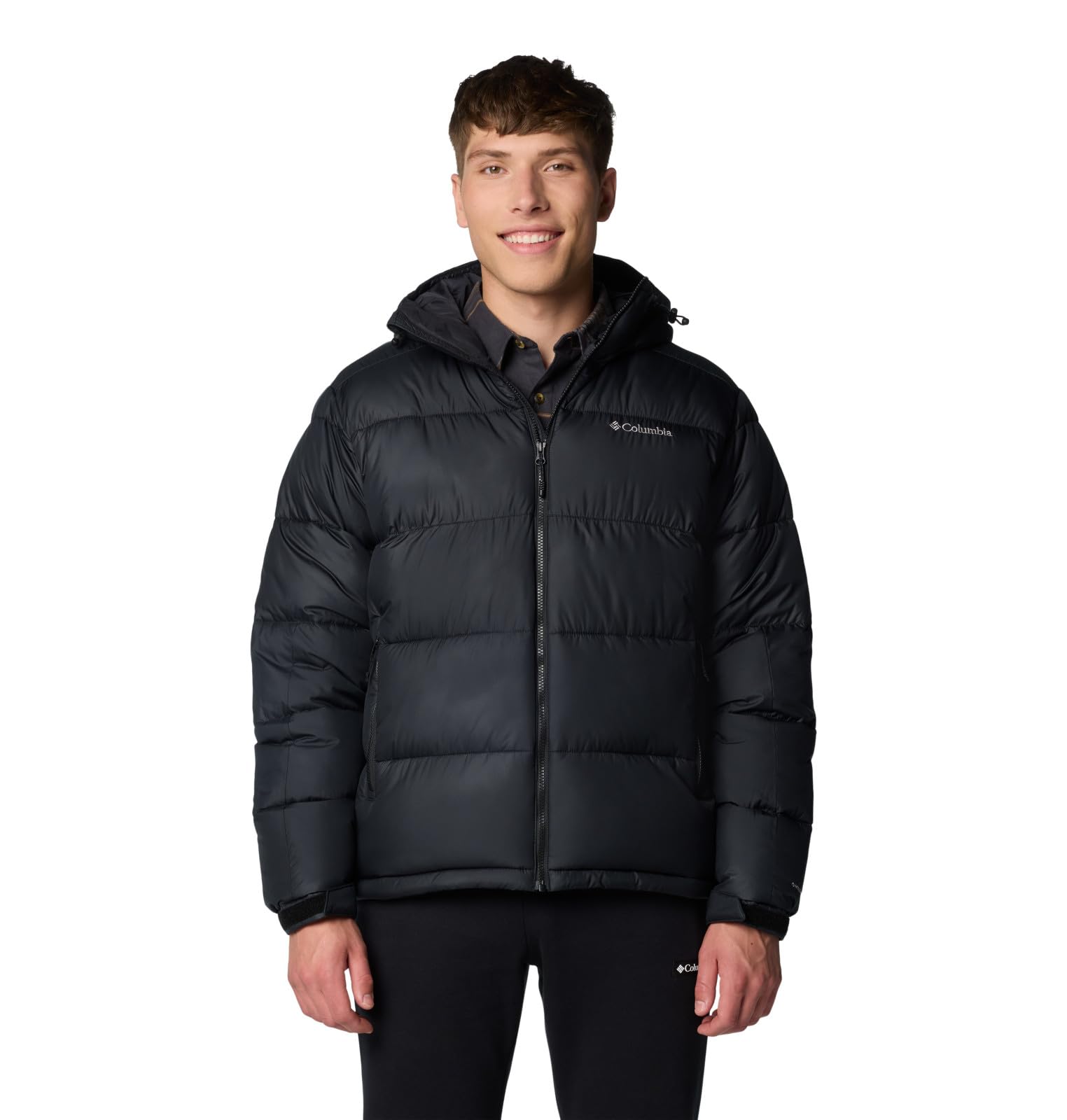 COR22 Columbia Pike Lake Hooded, Giacche Uomo, Dark Purple/Shark, L