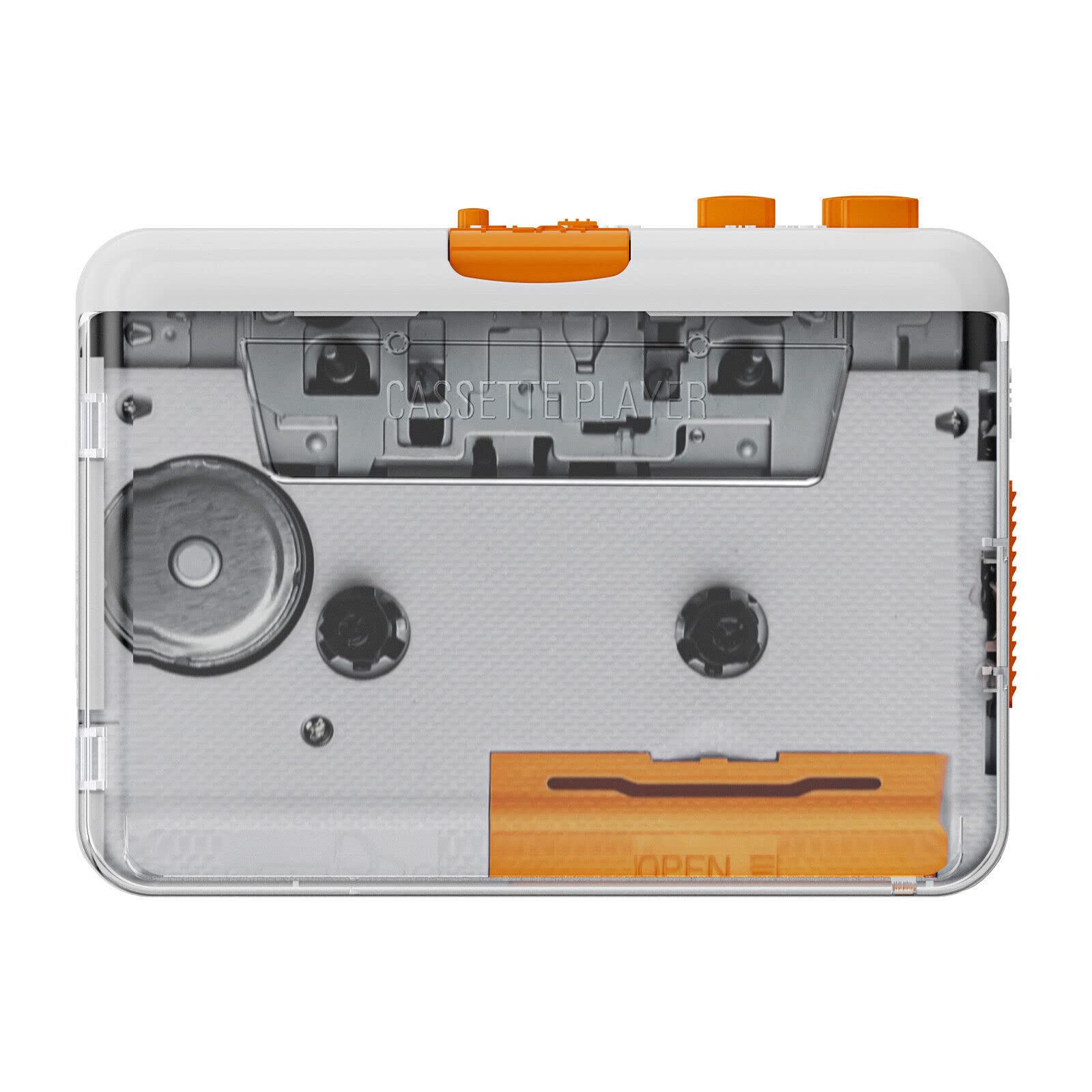 EzCap218SP USB Cassette Converter, Plug and Play Portable MP3 Music Tape Player with Earphone for PC for Home Office Travel and Camping
