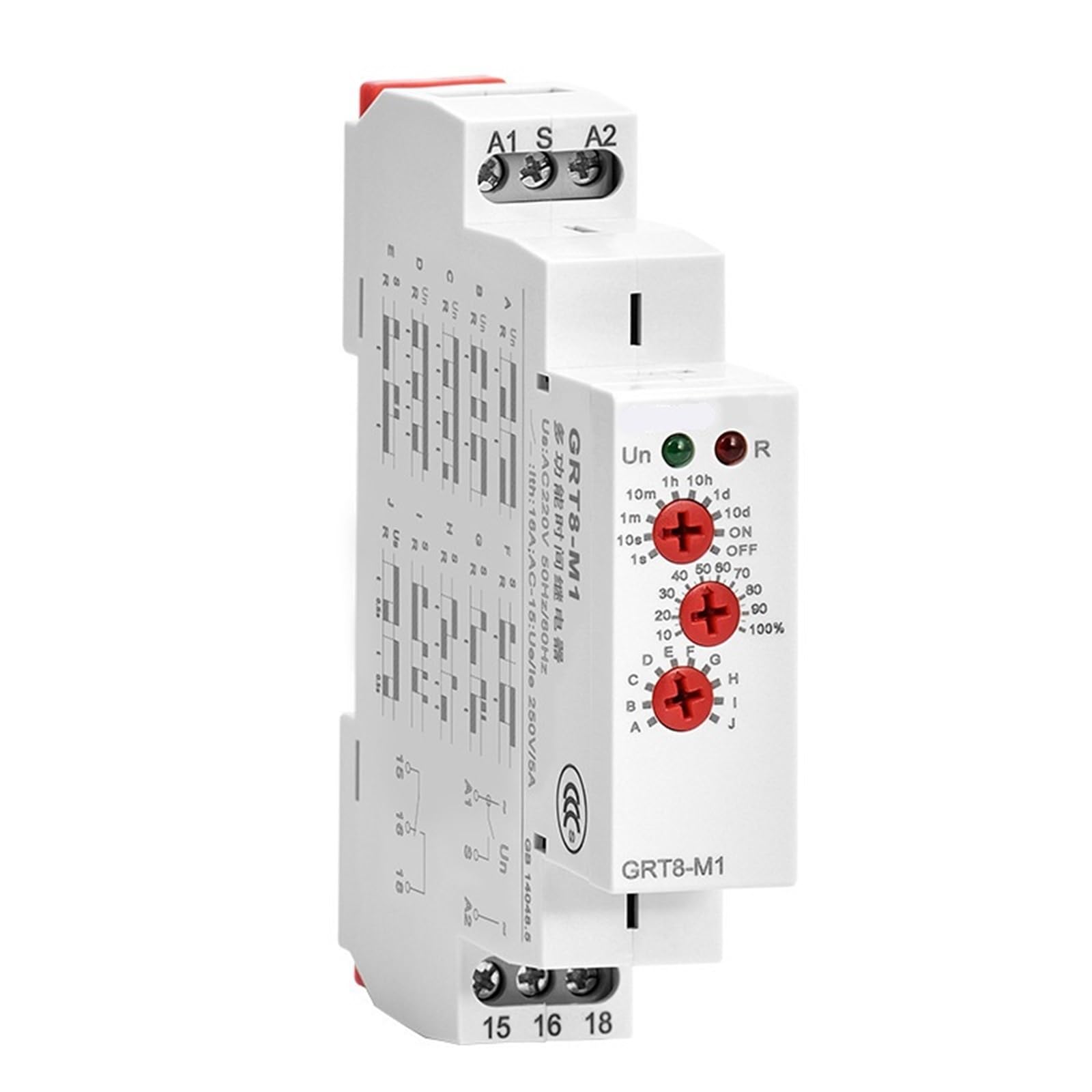 COKYIS GRT8-M1 relé Temporizador Multifuncional AC 220V Encendido retardado desconexión