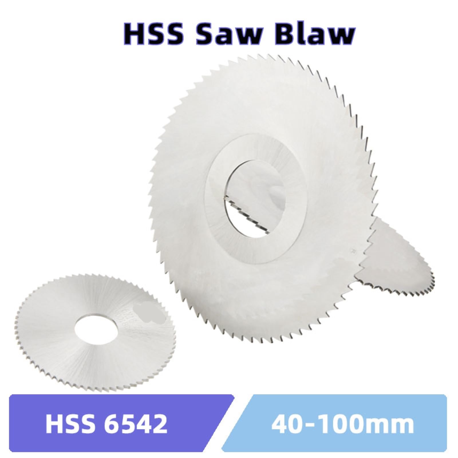 Brzeszczot do cięcia metalu 1 szt. HSS frezowanie brzeszczot piły tarczowej 40mm/50mm/60mm/63mm/75mm/80mm/100mm/125mm piła tarczowa frez do rowków(1PC,D50XD16-3.0MM)