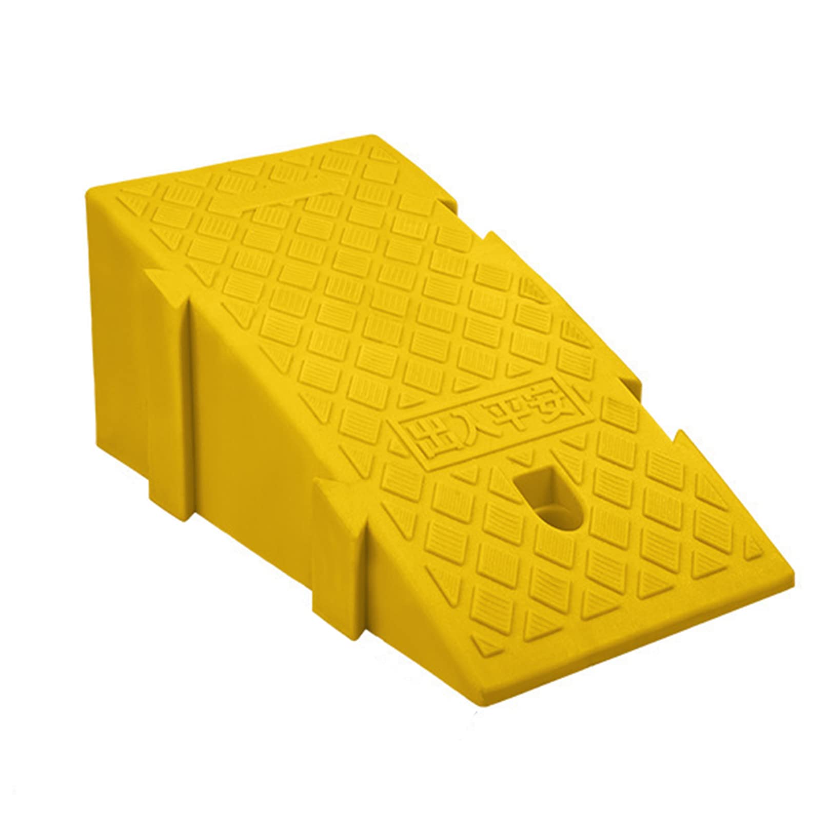 Rampas Portátiles de Bordillo de Plástico Resistente, Rampas de Umbral de Enclavamiento Para Entrada, Muelle de Carga, Acera, Coche, Scooter, Remolque Camión, Bicicleta, Cortacésped
