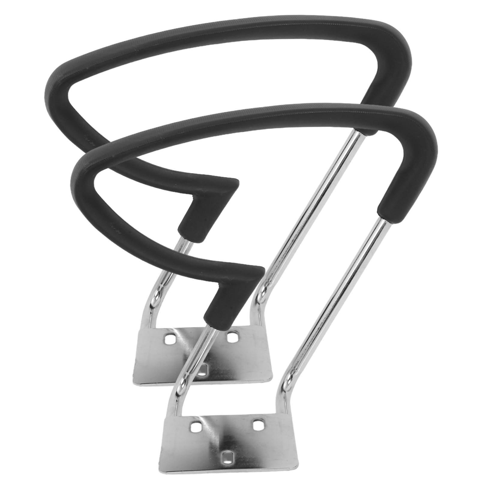 NUOBESTY 2pezzi Braccioli Ricambio Sedie Ufficio Staffa Anelli Braccioli Plastica Scrivania Sedia Computer Nera