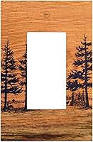 Vista 147 de Placa de pared de doble palanca de 2 cuadrillas con diamantes brillantes con diamantes, bonito ojo fucsia, placa frontal decorativa para dormitorio