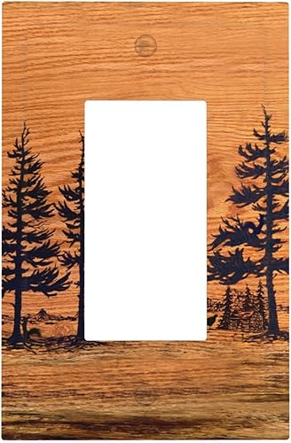 Miniatura 147 de Placa de pared de doble palanca de 2 cuadrillas con diamantes brillantes con diamantes, bonito ojo fucsia, placa frontal decorativa para dormitorio