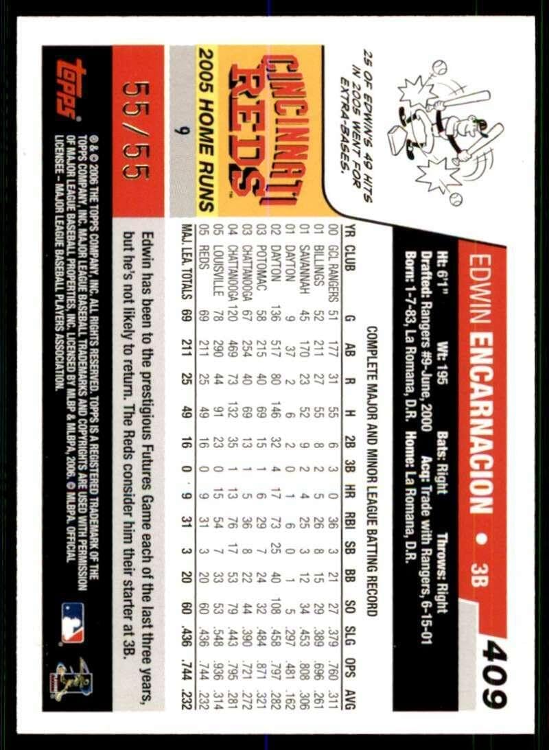 Edwin Encarnacion Card 2006 Topps #409 - Slabbed Baseball Cards