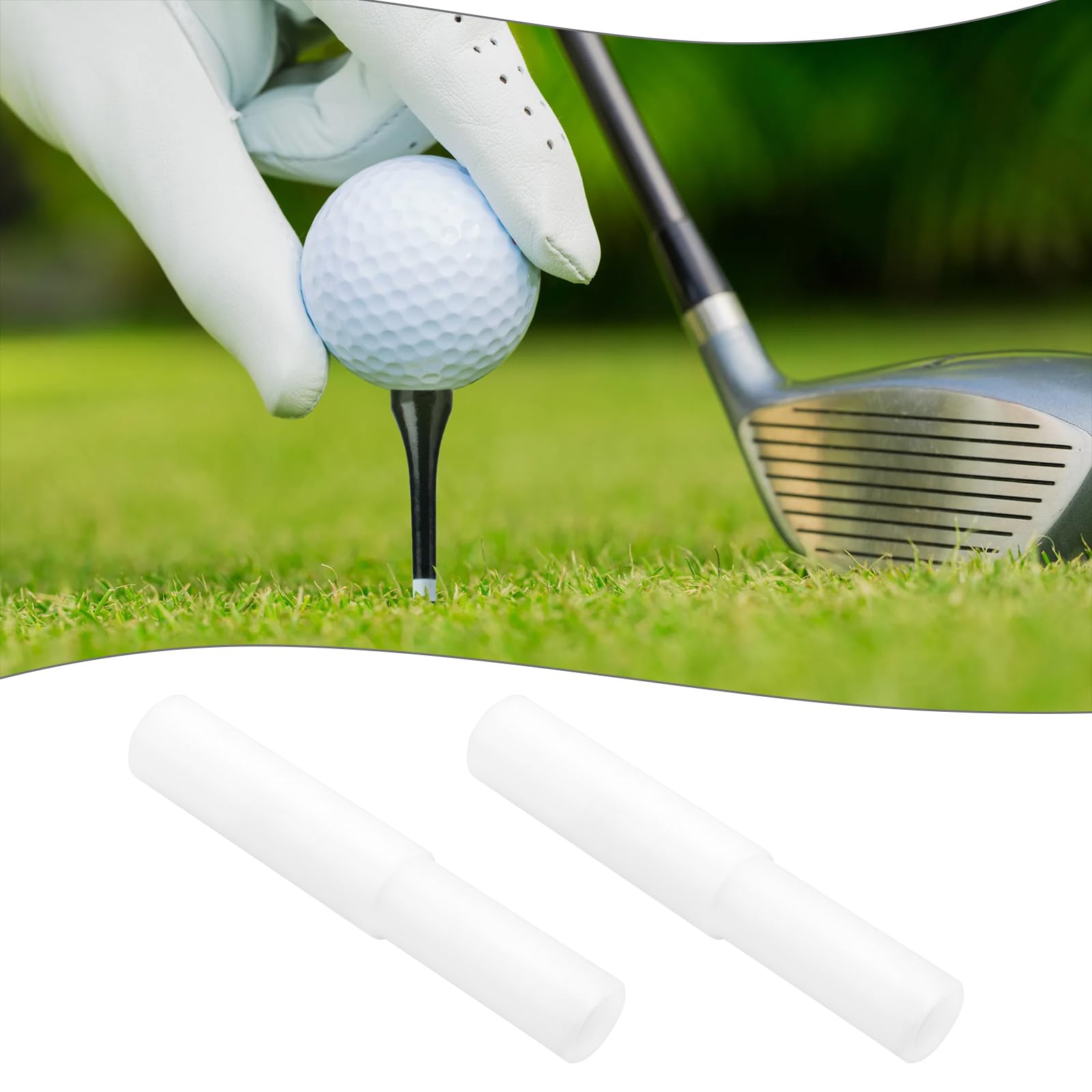 2 Extensiones de Palo de Golf para Putter (85,8 X 15 X 13,27 Mm 0,5225 Pulgadas) para Palos de Golf Y Hierros.
