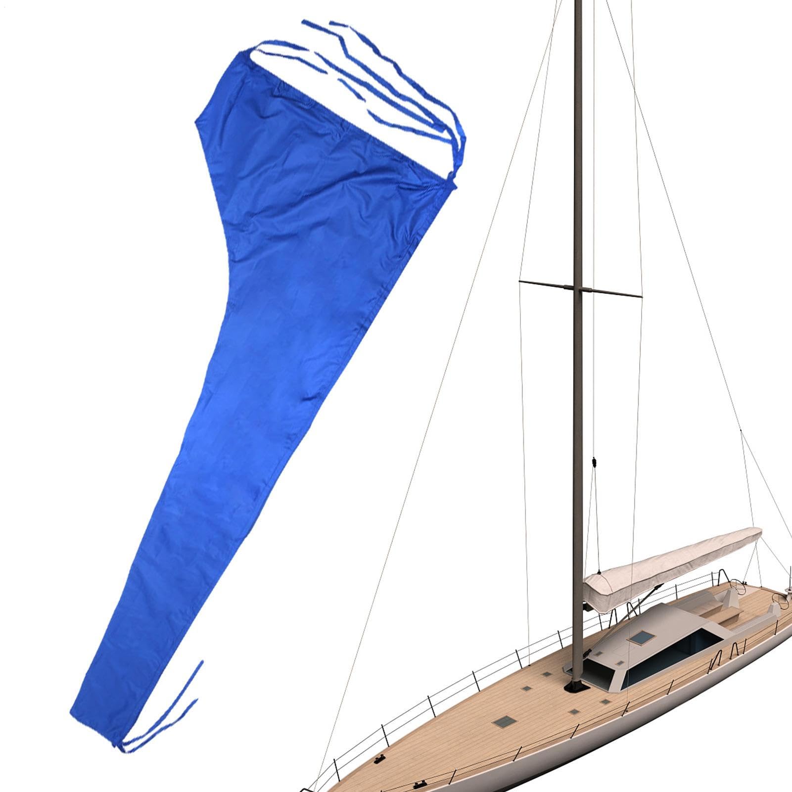 Cubierta De Vela - Cubierta Impermeable para Botavara De Vela Mayor Cubierta para Barco,Cubierta De Vela De Barco Gruesa 210D A Prueba De Polvo, Cubierta De Pluma De Barco De Vela Anti UV A Prueba De