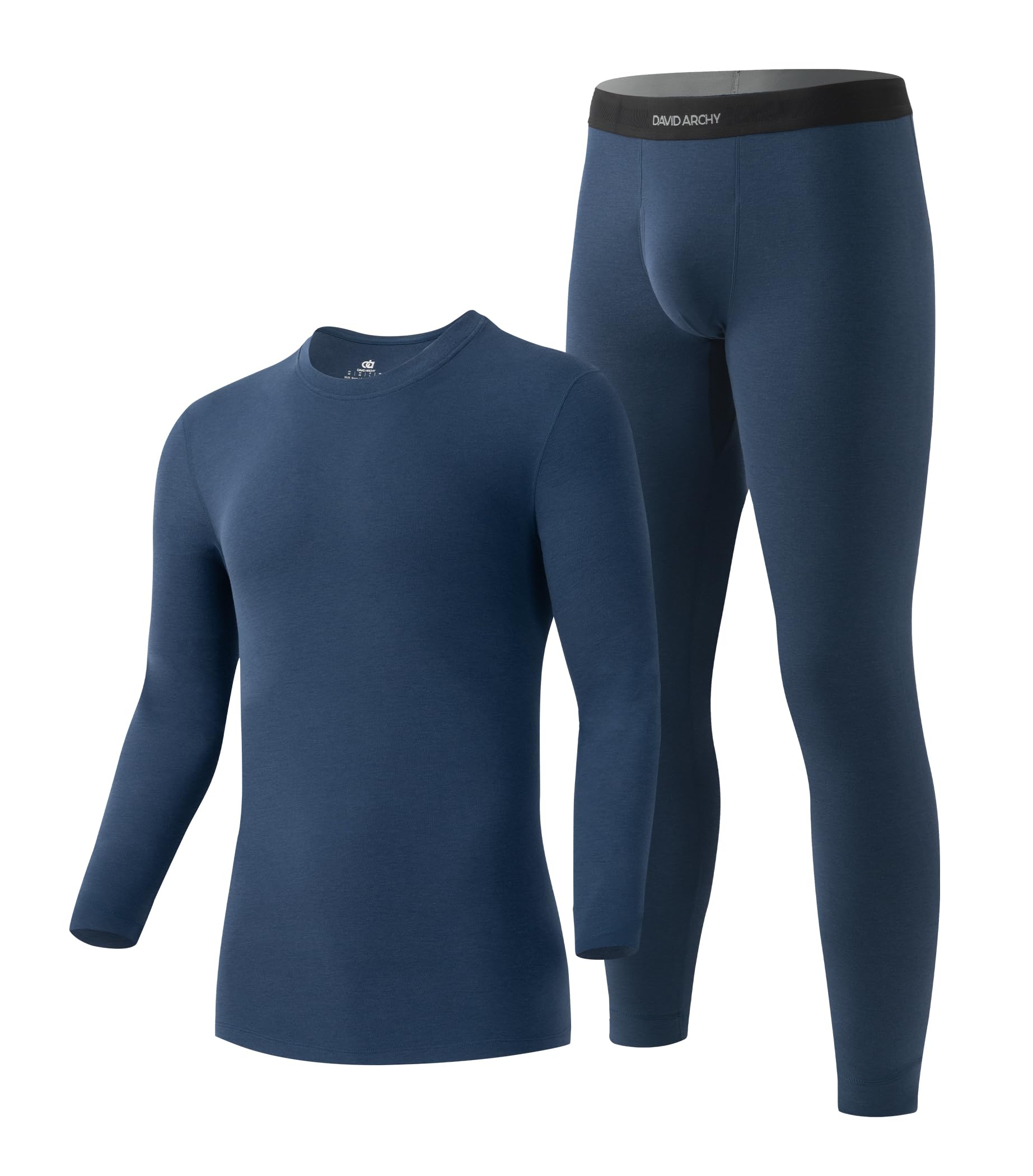 DAVID ARCHYThermal Underwear for Men Sets or Long Johns with Extra Warm for Cold Weather