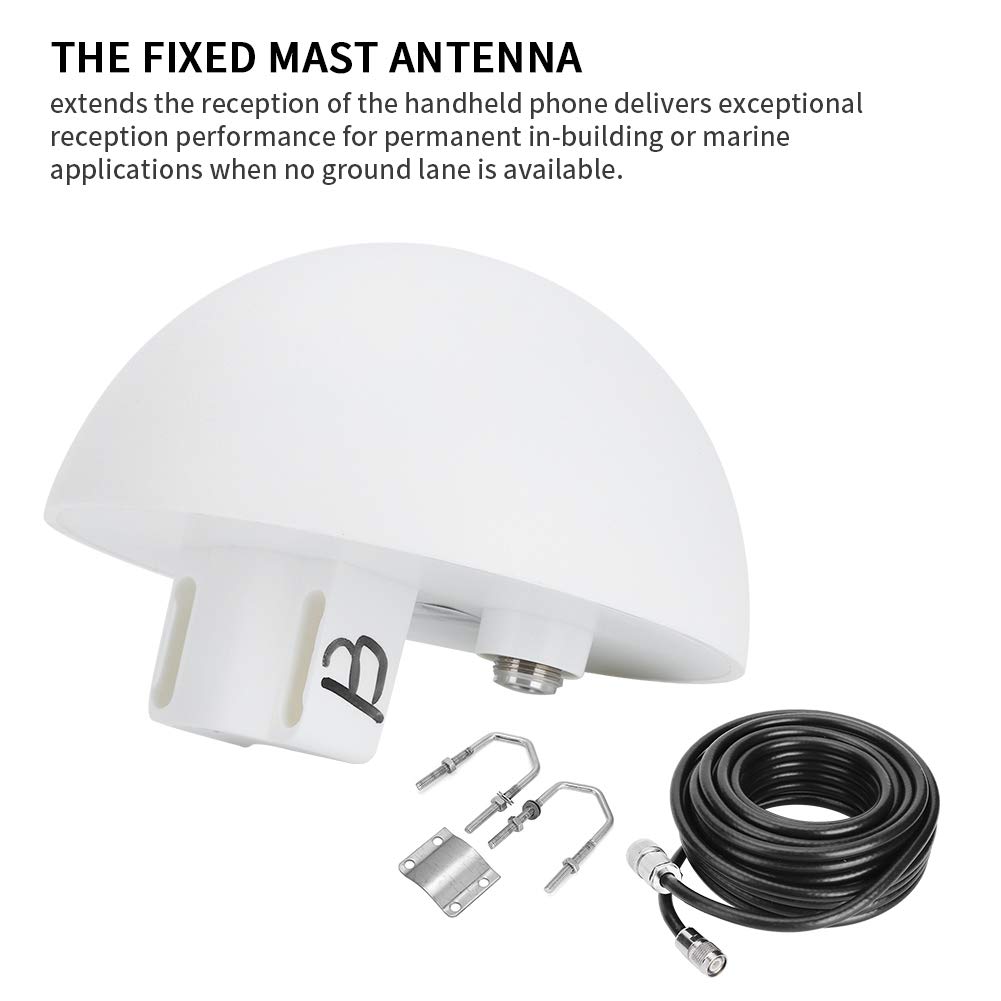 Antena Satelital para Automóvil Marino, Antena de Mástil Fijo Iridium 9500 9555 9575, Extiende la Recepción, Aplicaciones Marinas Permanentes