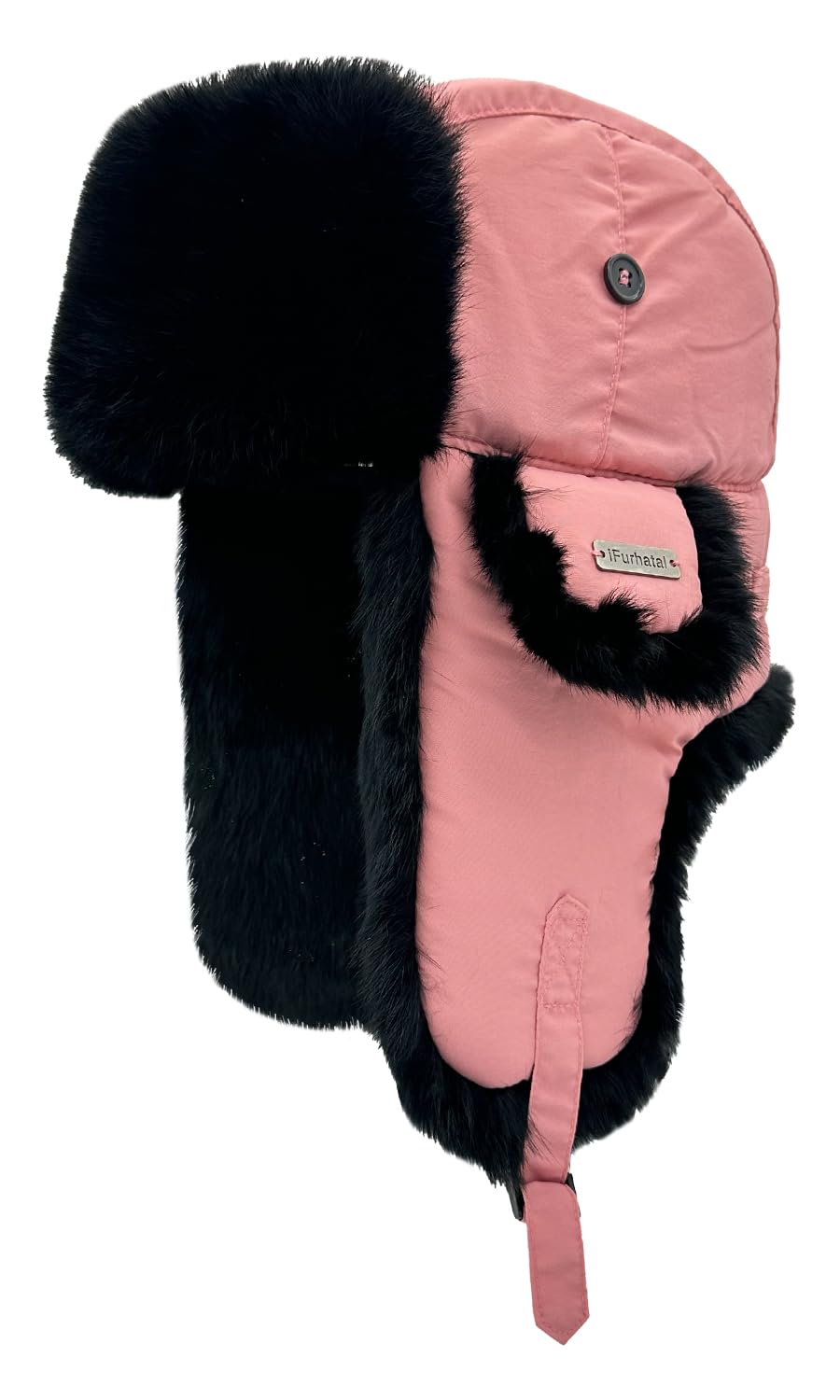 Winter Trapper Hat for Men Women 100% Real Rabbit Fur Russian Fur Winter Ushanka Hat Men Aviator Hat Mens Trapper Hat
