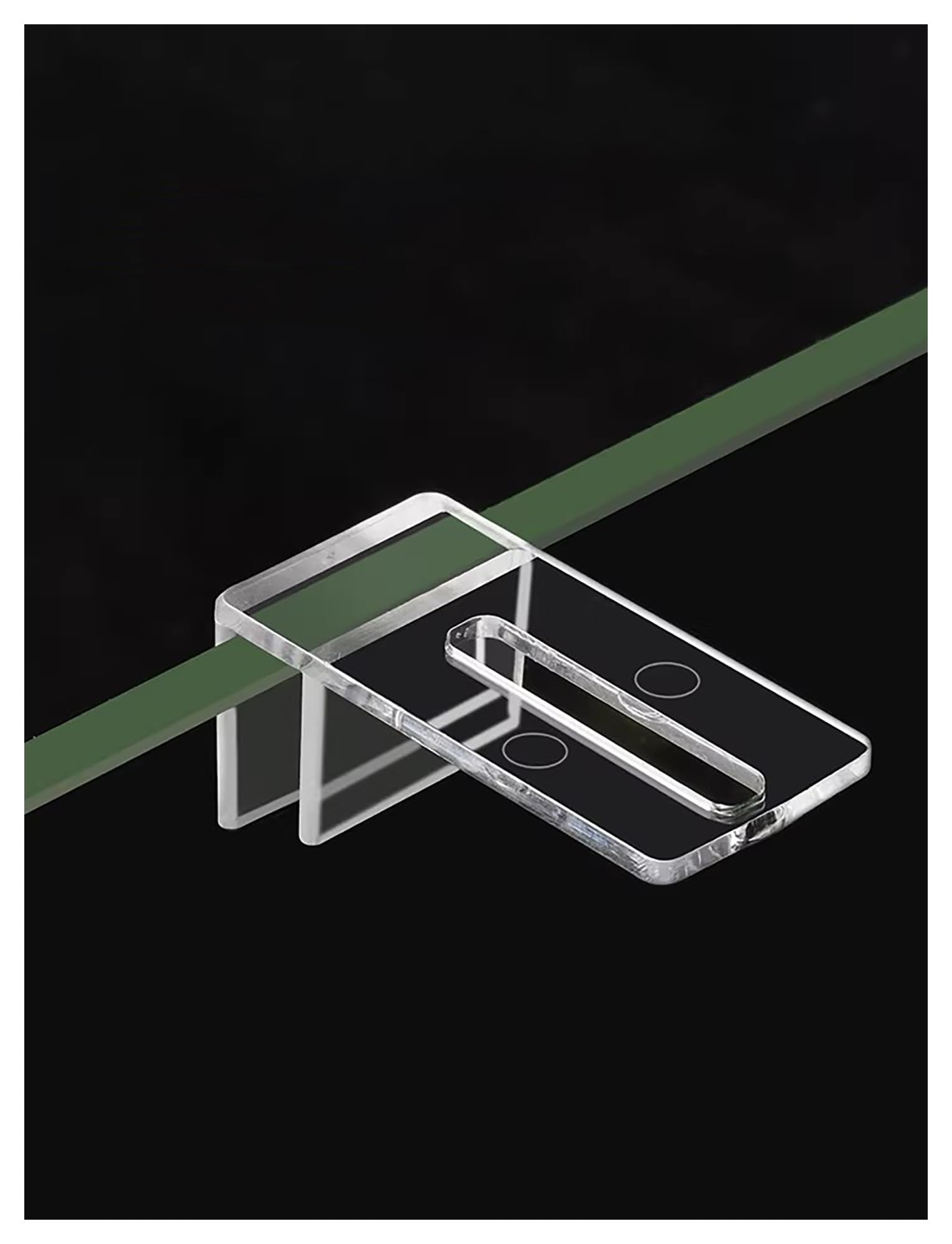 Générique Clips de Couvercle d'aquarium 6/10 pièces Supports en Acrylique for Couvercle d'aquarium-Support sécurisé for Verre d'aquarium sans Monture(4mm,10pcs)
