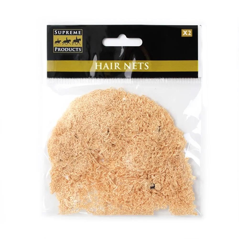Supreme Products Men's Blonde Hair Net (Pack Of 2) (One Size) (Blonde)