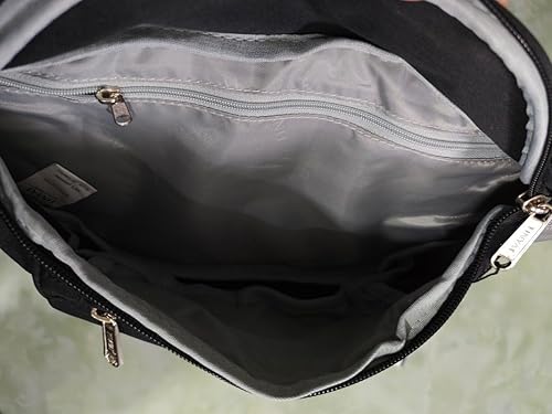 Miniatura 7 de TINYAT Cangurera de viaje con bolsillo para la cintura, súper ligera para caja de cajero de viaje, kit de herramientas T201, Negro2003, m