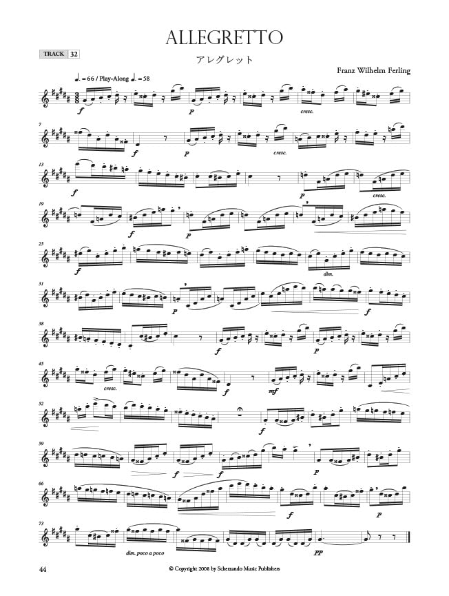 Franz Wilhelm Ferling-Selected Ferling Etudes-Altsaxophon-BOOK+AUDIO-ONLINE