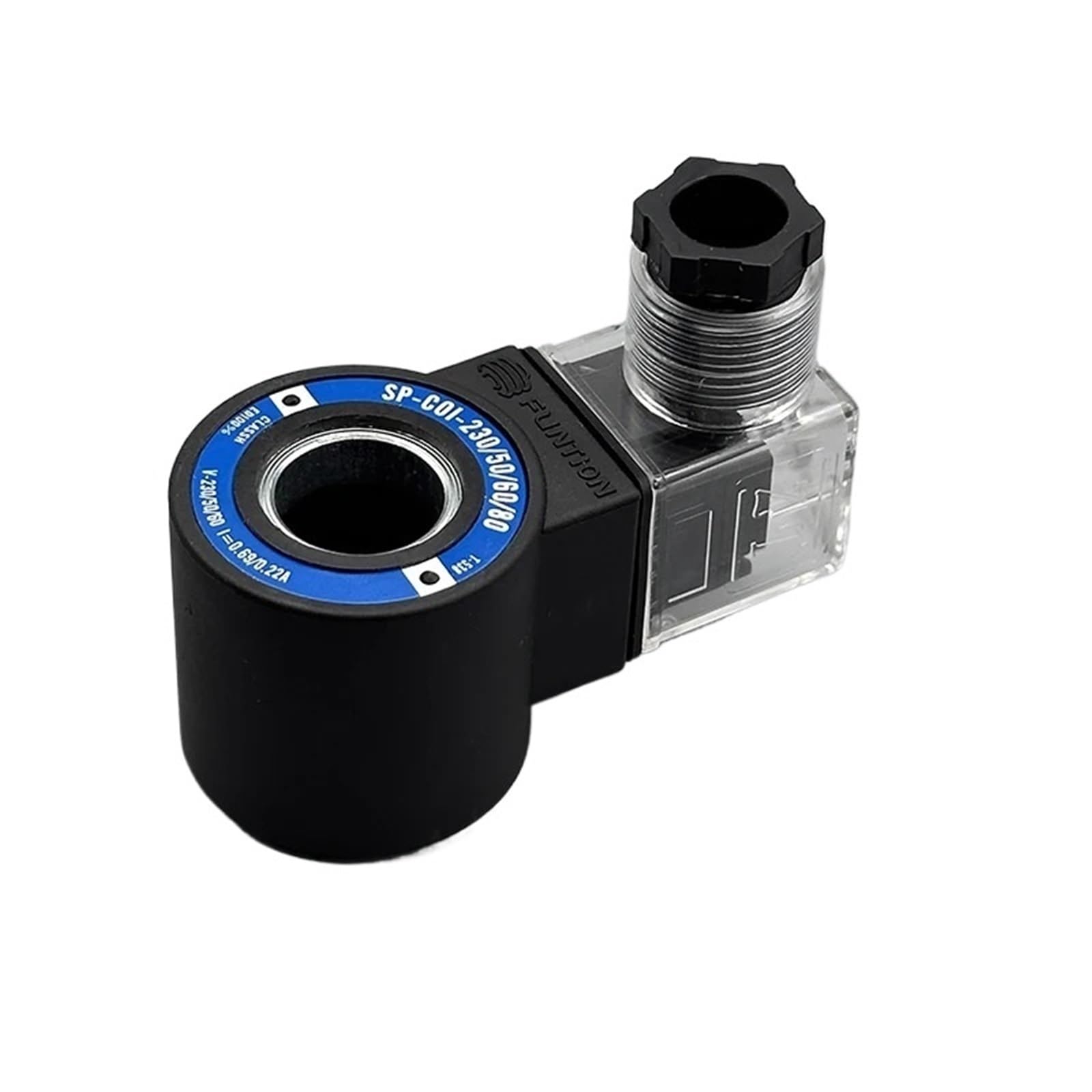 HYUJNAFZR Solenoid Valve Coil SP-COU-24DC/80 SP-COU-12DC/80 Inner Diameter 18mm High 39mm SP-COI-230/50/60/80 SP-COI-110/50/60/80(Sp-coi-230-50-60-80)