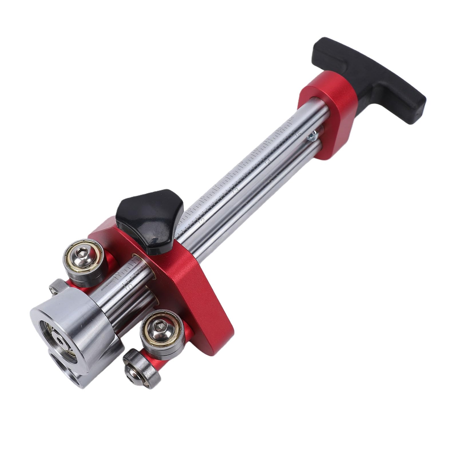 Rullo per Lamiera, Strumento di Piegatura Regolabile da 7-130 Mm con Design del Cuscinetto Obliquo e Rullo Angolato per Piegatrice per Tetti in Metallo da 0-100 Gradi