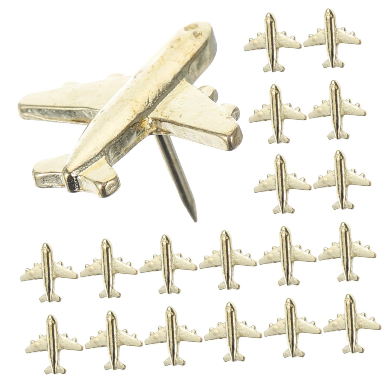 STOBOK 120stücke Flugzeug Pushpins Für Pinnwand Und Karten Dekorative Reißzwecken Für Korktafel Notizen Und Weltkarten Für Büro Und Klassenzimmer
